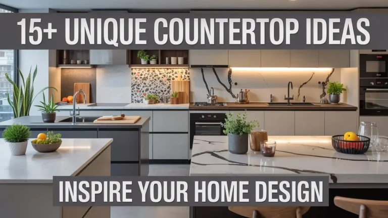 15+ Unique Countertop Ideas for Your Home
