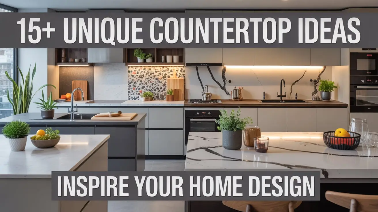 15+ Unique Countertop Ideas for Your Home
