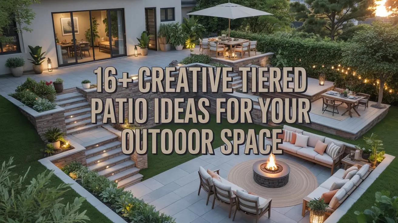 16+ Creative Tiered Patio Ideas for Your Outdoor Space