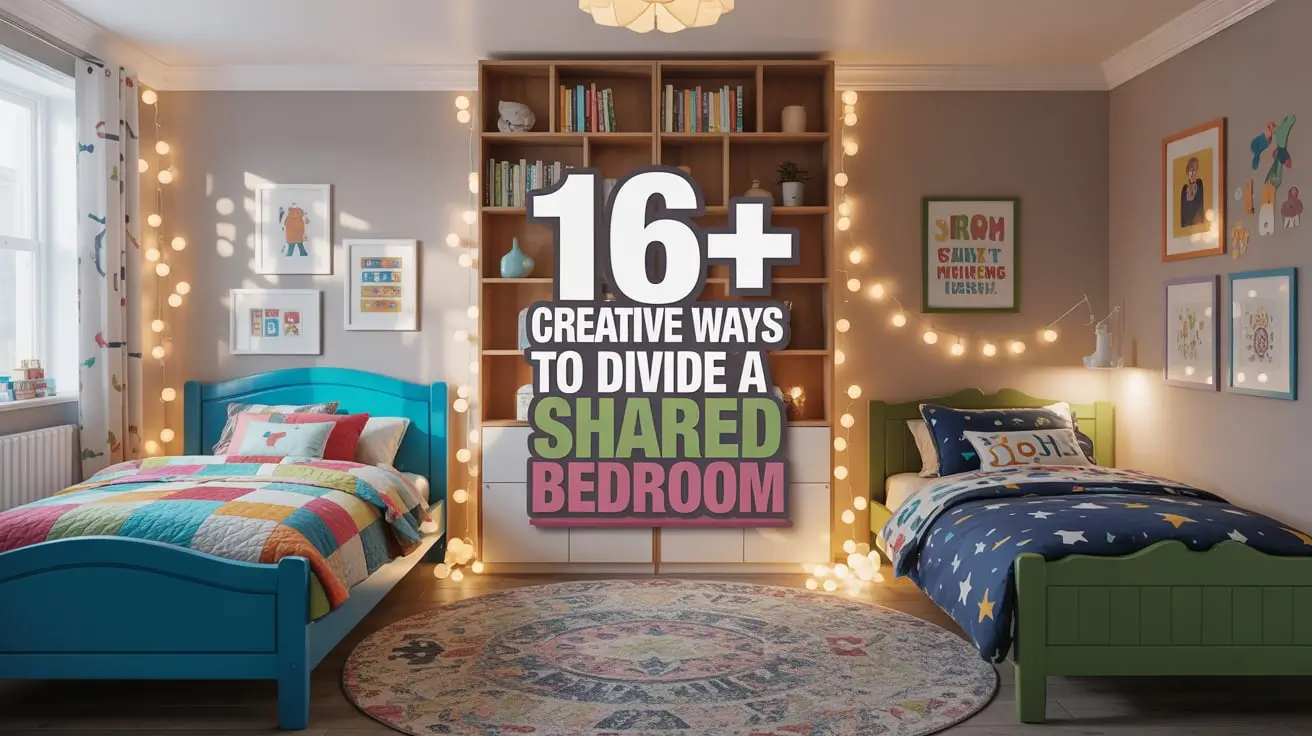 16+ Creative Ways to Divide a Shared Bedroom