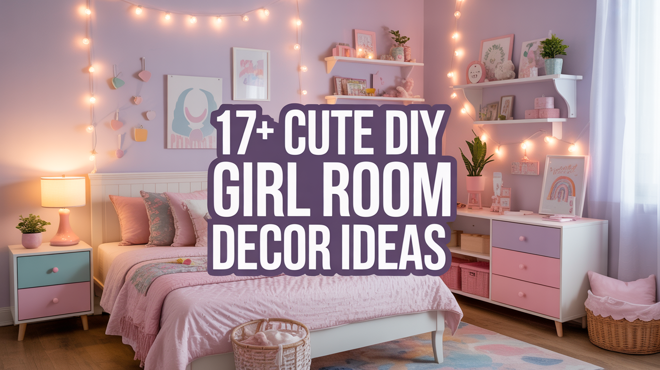17+ Cute DIY Girl Room Decor Ideas