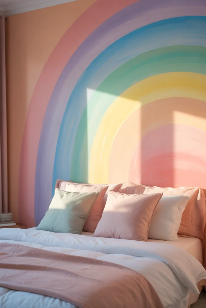 2 Rainbow Fade Walls for a Dreamy Look