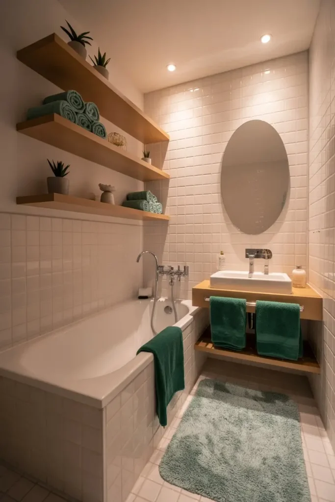 Place the Tub Along the Shortest Wall