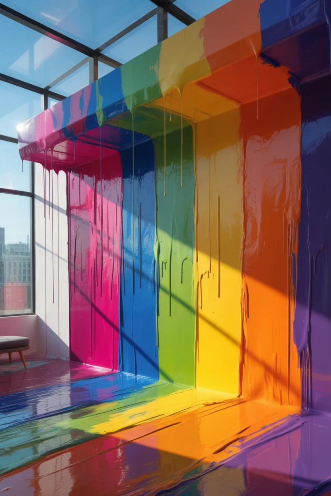 8 Drip Paint Walls for Wild Spirit