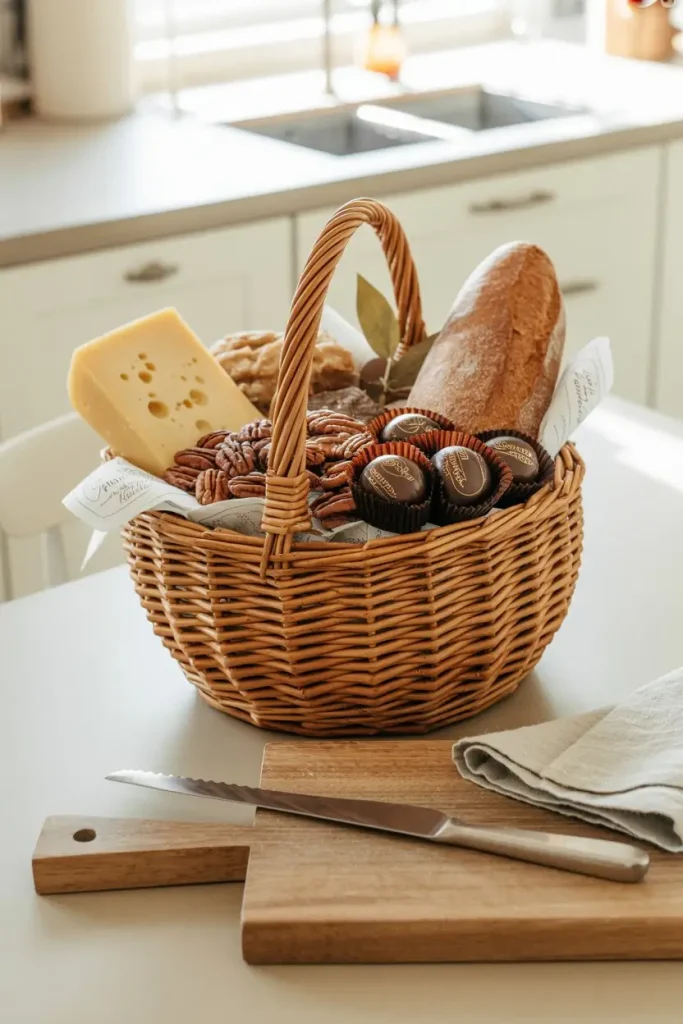 A Basket of Gourmet Treats
