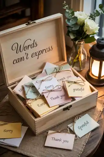 A Box Filled with Apologies and Gratitude