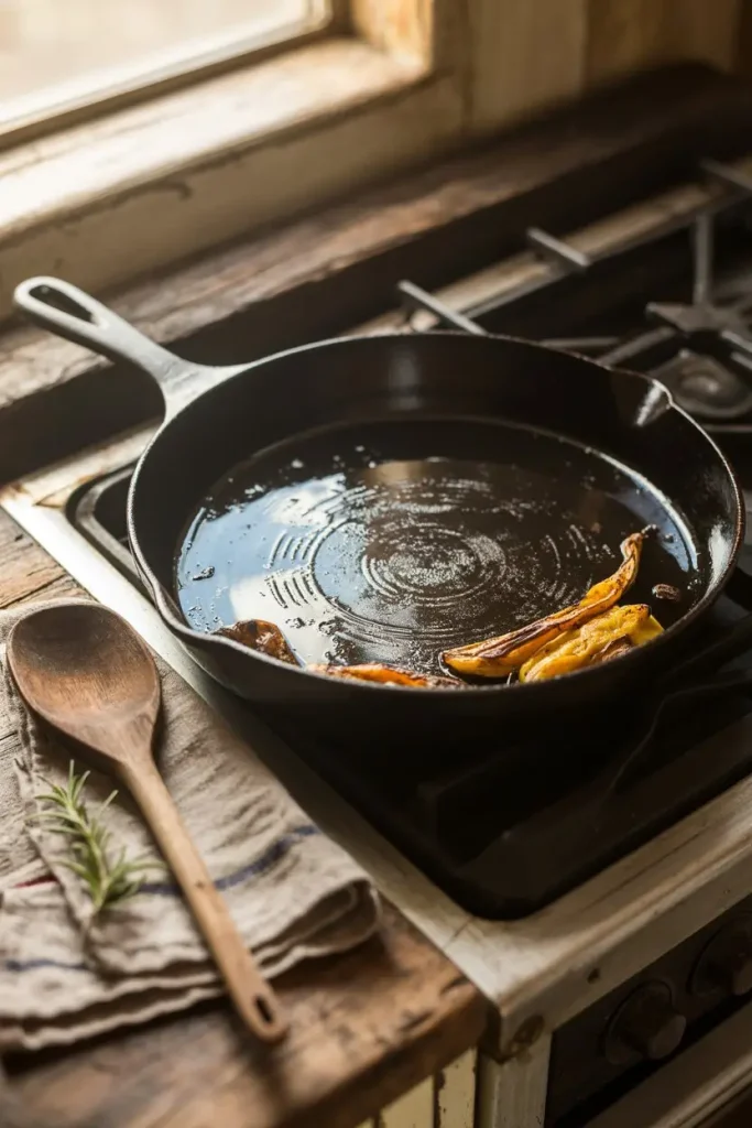 A Cast-Iron Skillet