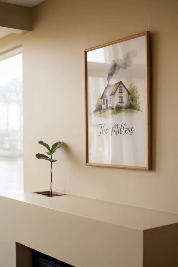 A Personalized Wall Art Piece