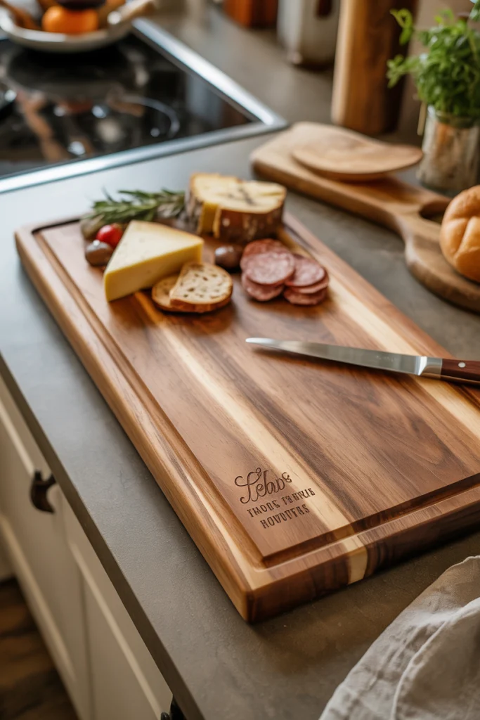 A Wooden Cutting Board