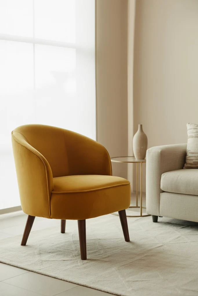 Accent Chairs for a Pop of Color
