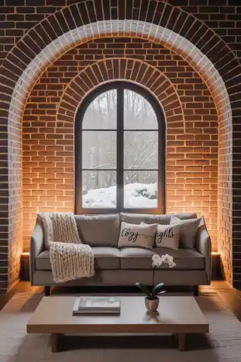 Arched Brick Walls for Architectural Drama