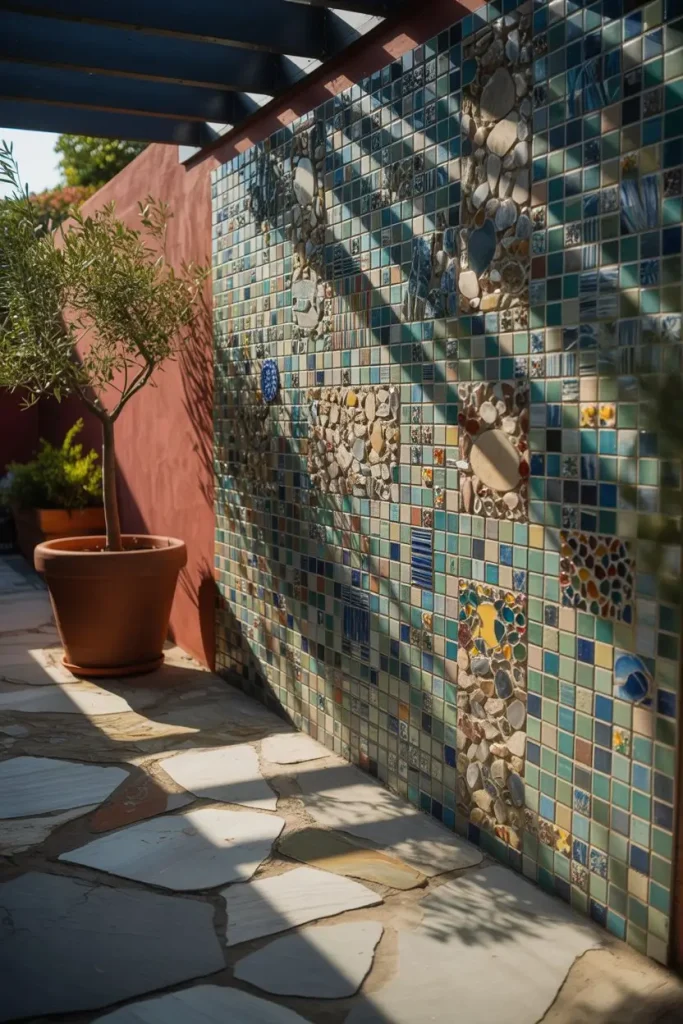 Artistic Mosaic Walls
