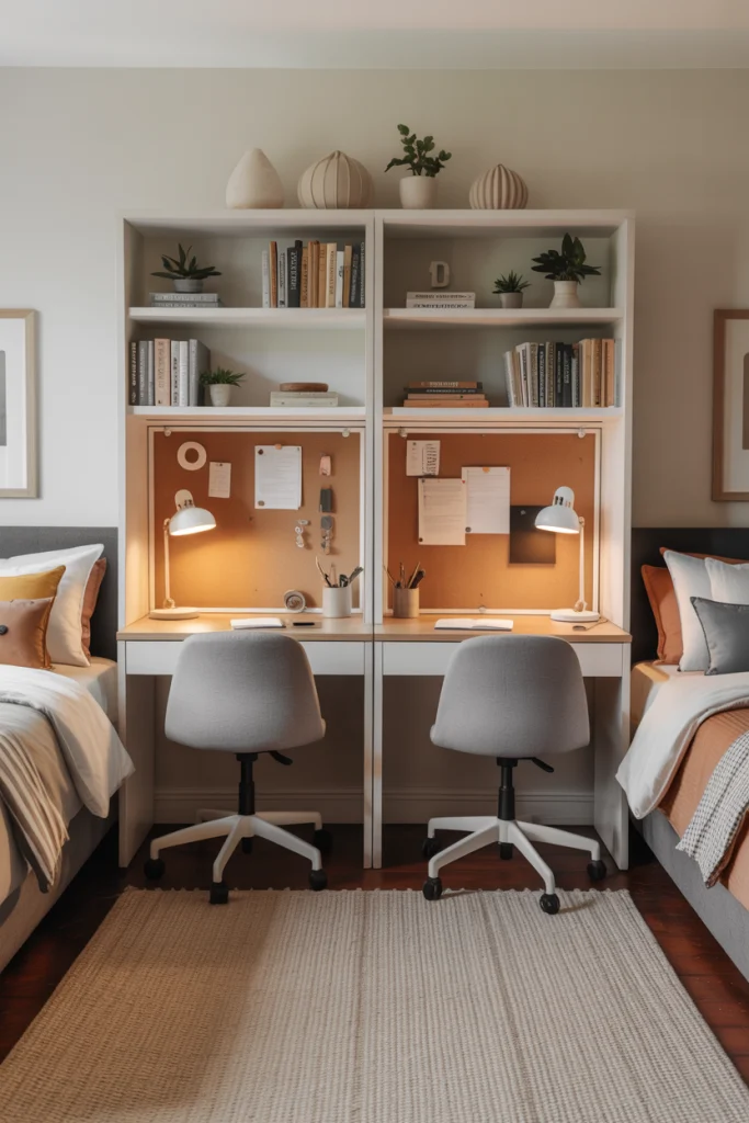 Back-to-Back Desks as Dividers