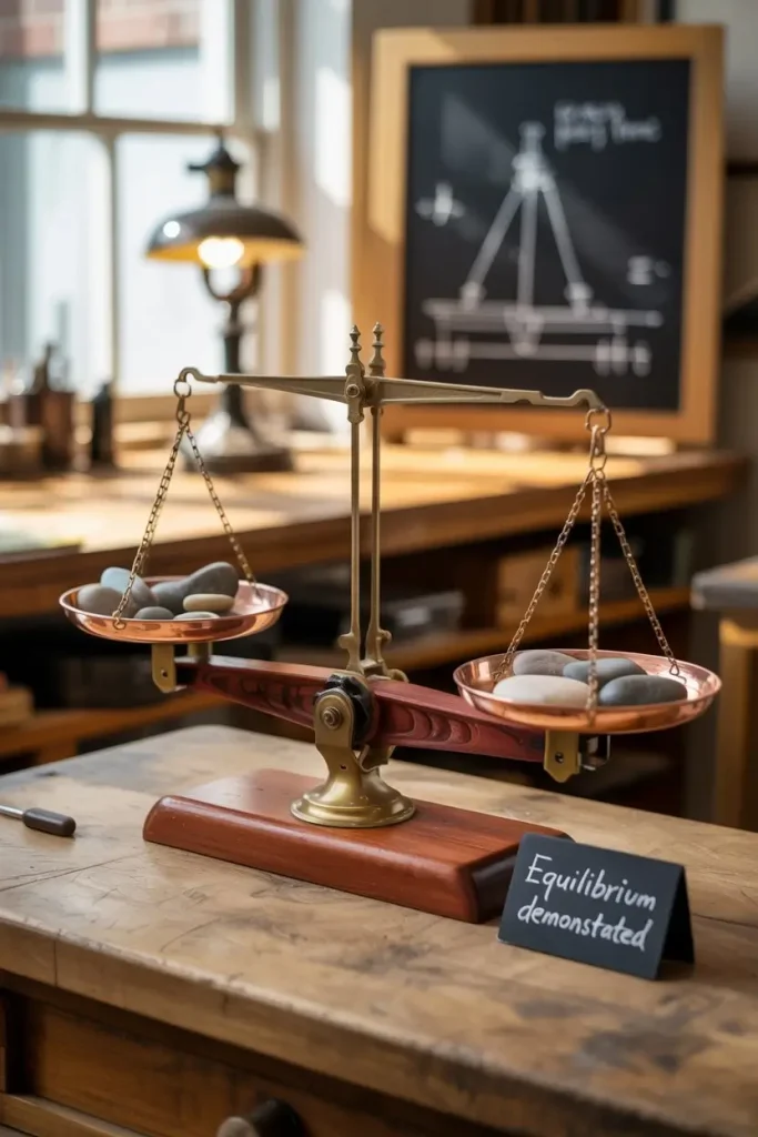 Balance Scale Using Levers