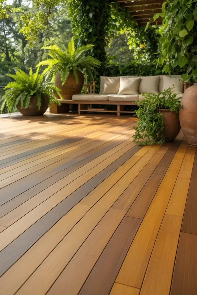 Bamboo Decking for a Barefoot Alternative