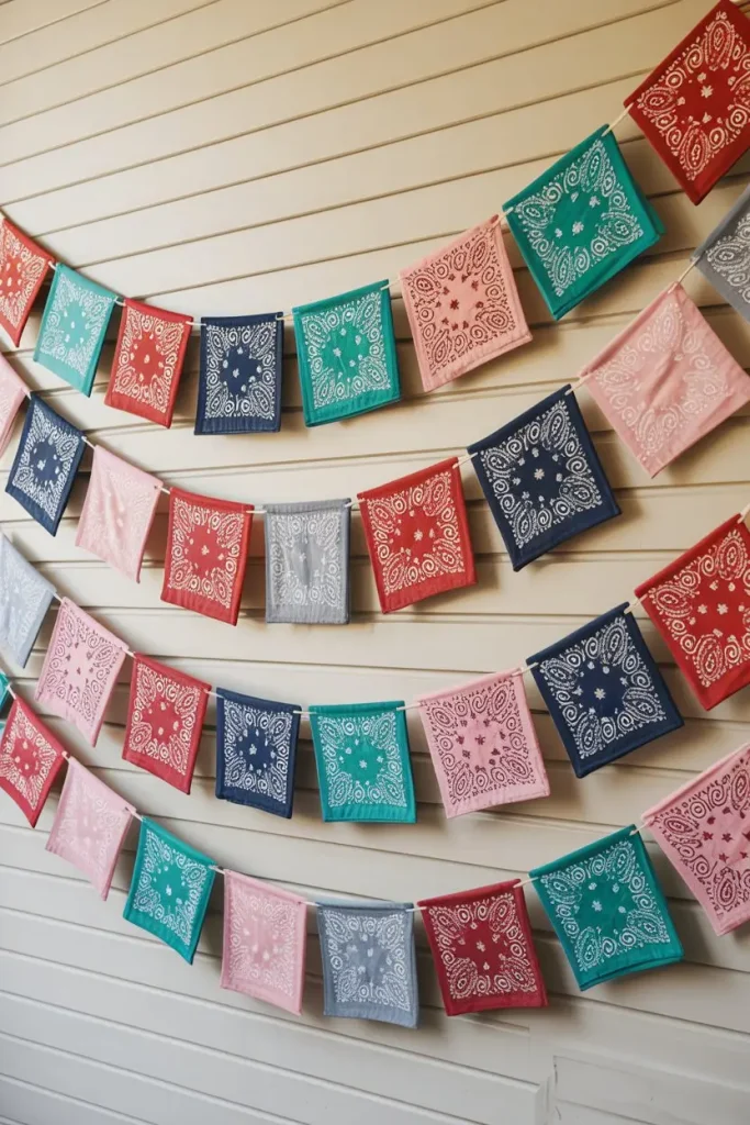 Bandana Banners for Festive Décor