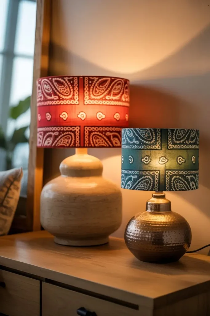 Bandana Lampshades for Unique Lighting