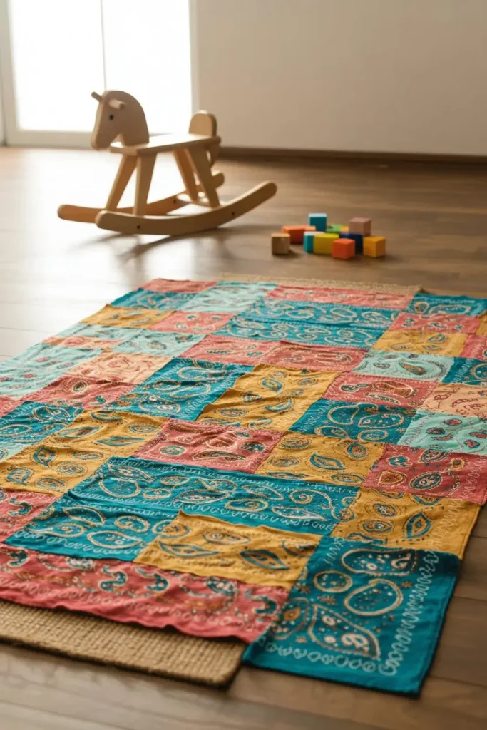 Bandana Rugs for Playful Floors