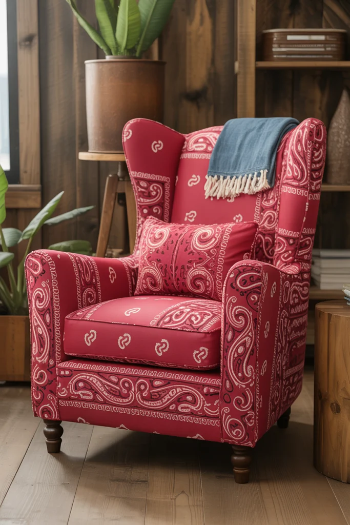 Bandana Upholstery for Bold Furniture
