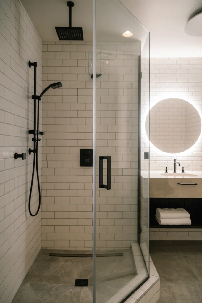 Black Fixtures for Bold Contrast