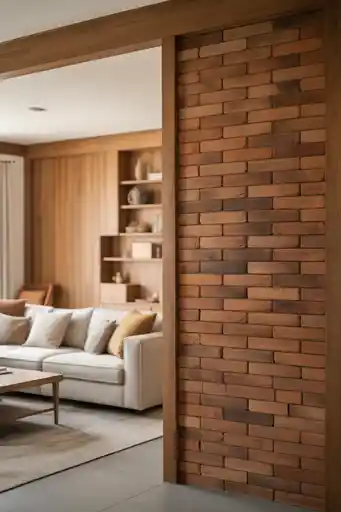 Brick and Wood Combinations for Warmth