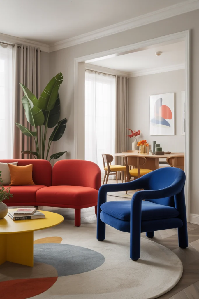 Bright Furniture as Conversation Pieces