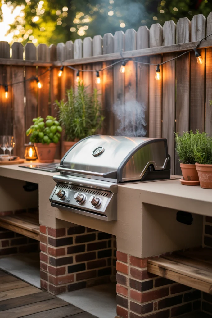 Built-In Grill Station for Everyday Use