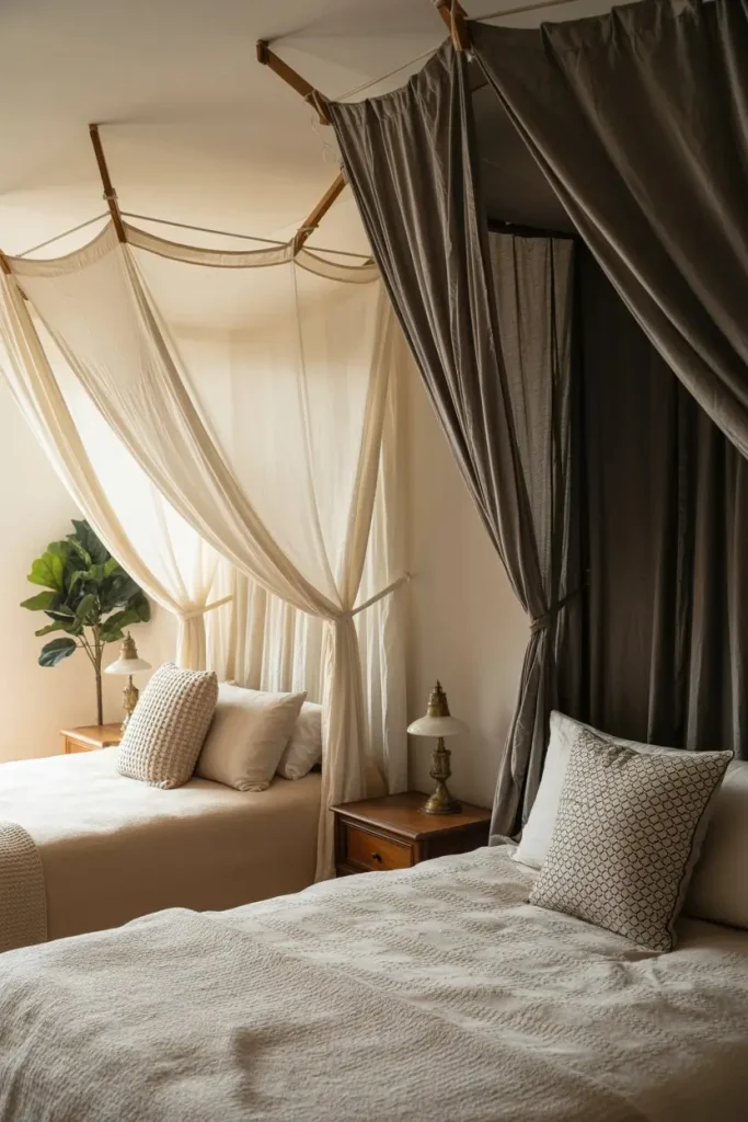 Canopy Beds with Drapes