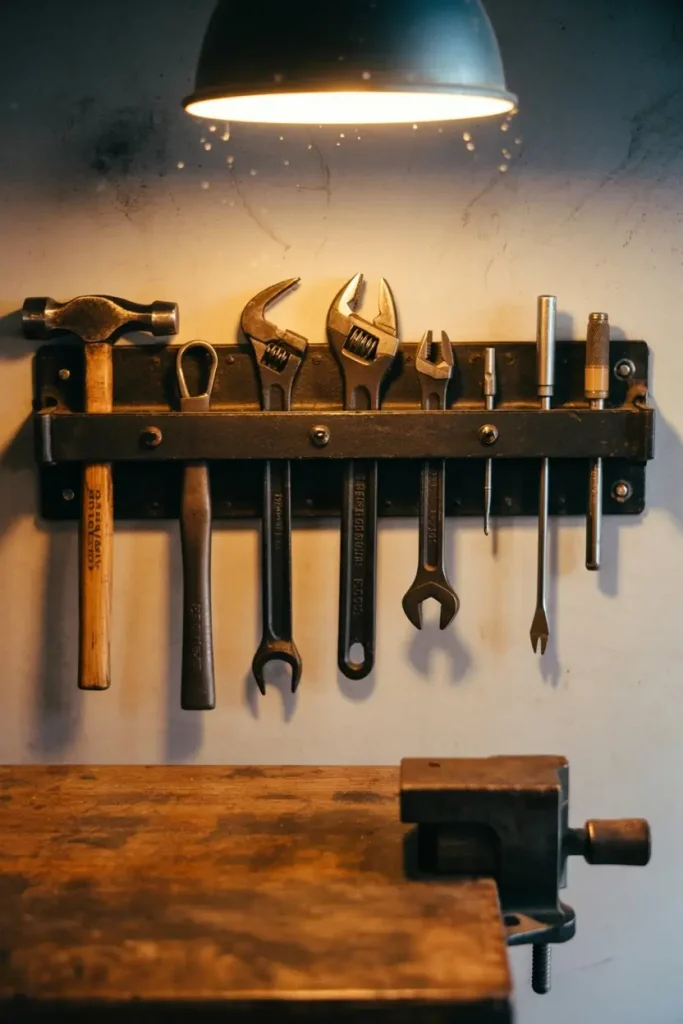 Cast Iron Tool Holders for Workshops and Garages