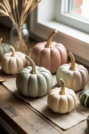 Chalk Paint Wooden Pumpkins for a Matte, Vintage Look