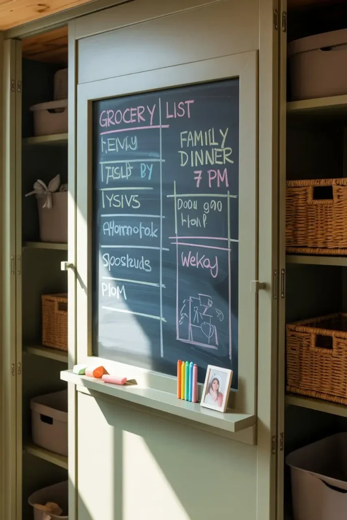 Chalkboard or Whiteboard Organizer