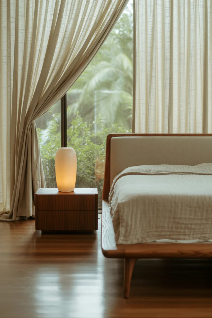 Classic Linen Drapes for Warm Elegance