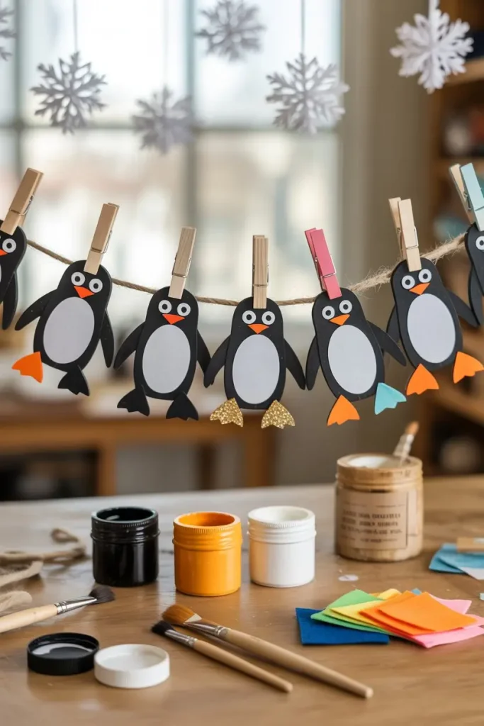Clothespin Penguins for Simple Play