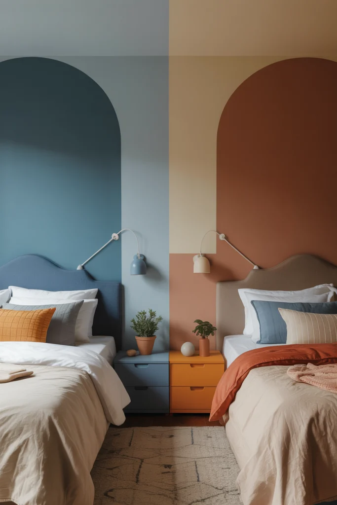 Color-Zoned Walls