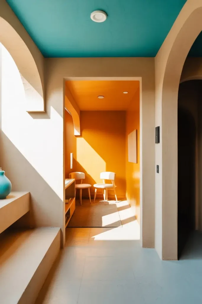 Colorful Ceilings that Surprise