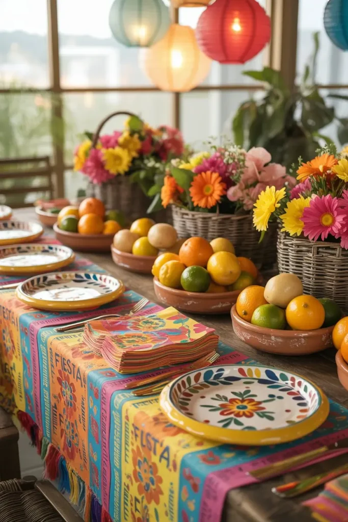 Colorful Fiesta-Inspired Table