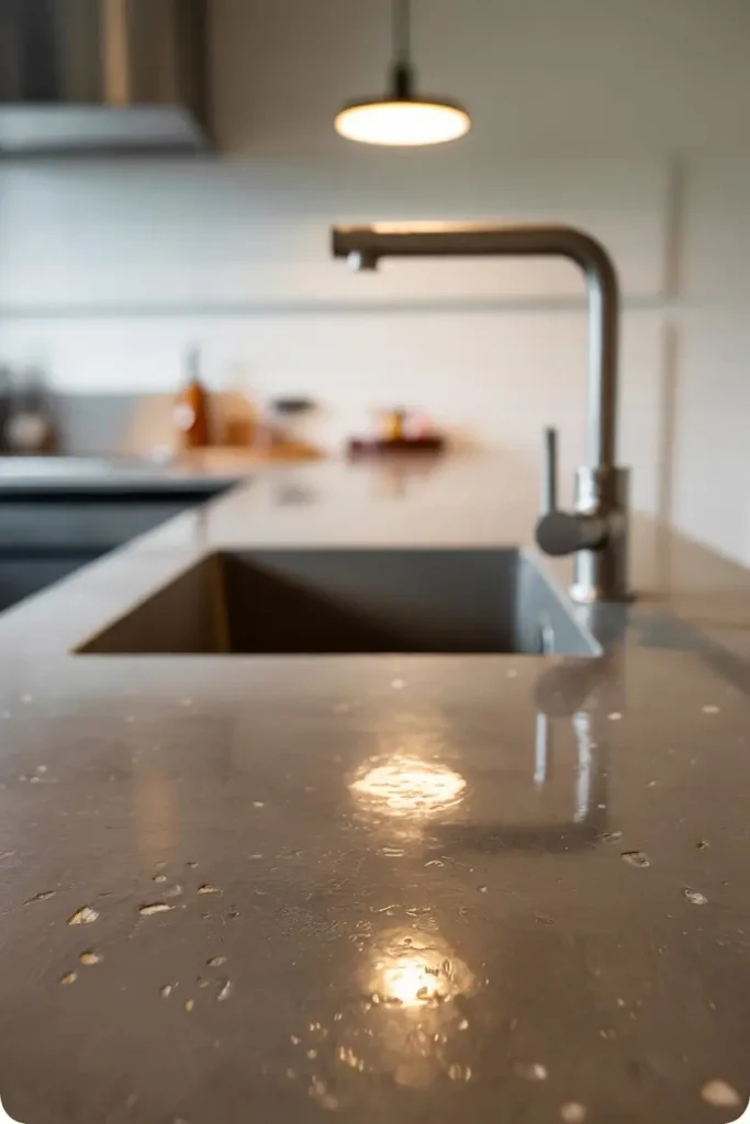 Concrete with Integrated Sinks