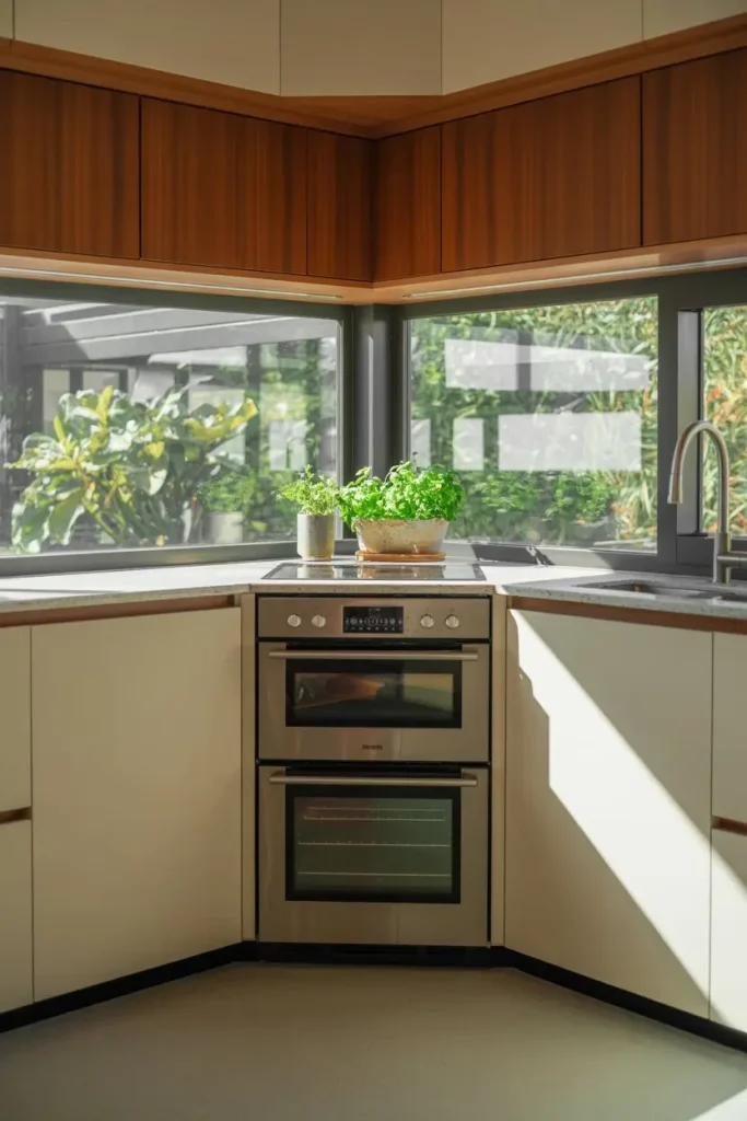 Corner Double Oven Cabinet Solutions