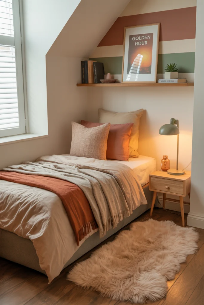 Cozy Small-Space Bedroom Idea