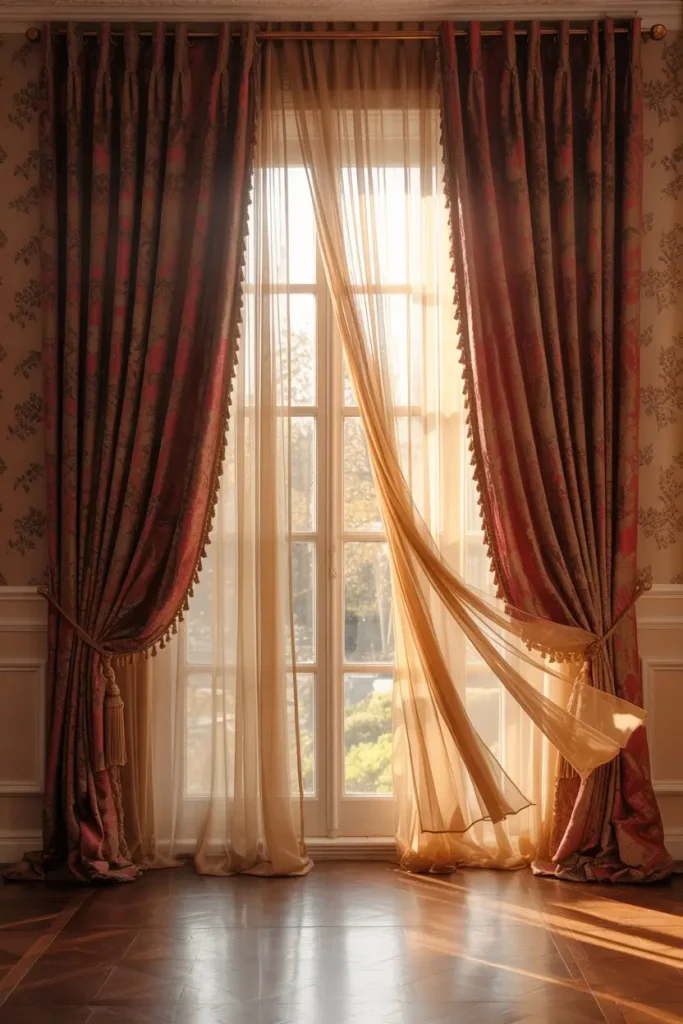 Curtains and Draperies as Architectural Frames
