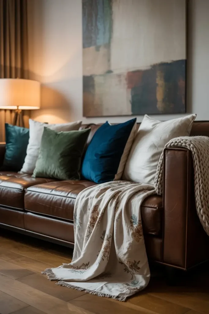 Cushions and Throws as Accents