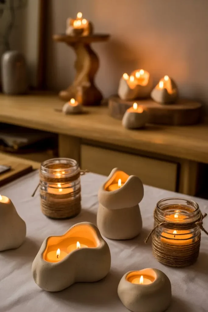 DIY Candle Holders for a Cozy Glow