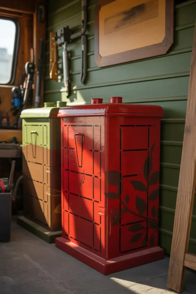 Decorative Battery Box with Painted Finish