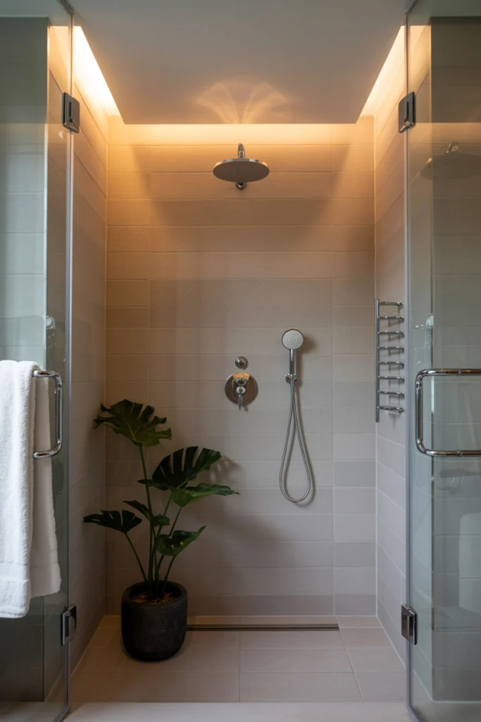 Dual Shower Heads for Shared Comfort