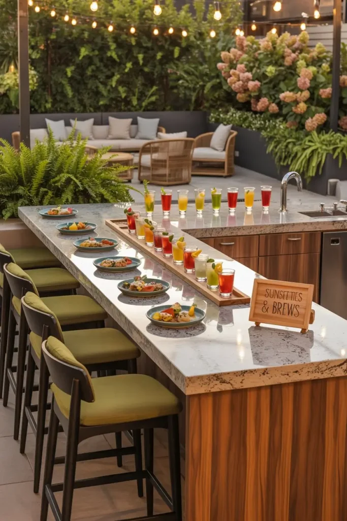 Extended Dining Kitchen with Bar Seating