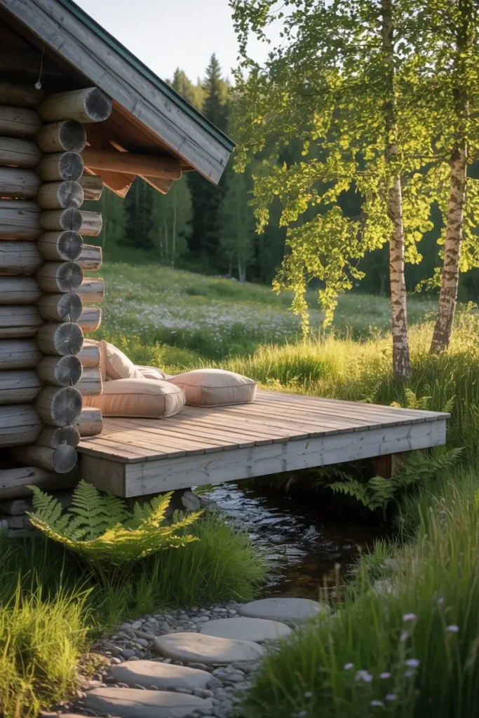 Floating Decks Surrounded by Nature