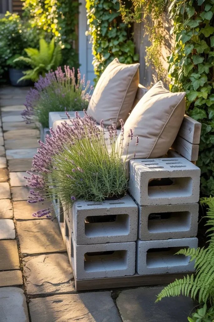 Garden Planter Bench