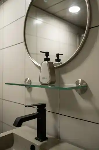 Glass and Metal Accents for Modern Edge
