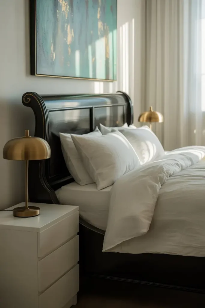 Go Bold with a Black Sleigh Frame