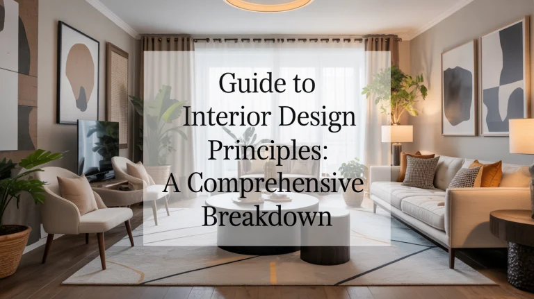 Guide to Interior Design Principles
